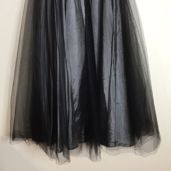 Rimini ladies black lace tutu one of a kind tulle dark skirt size 2 - Picture 8 of 12
